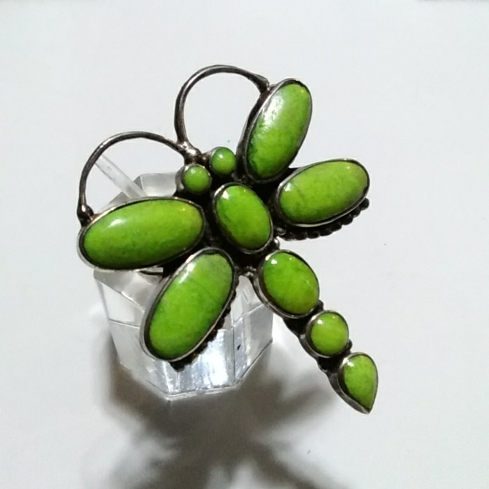 Turquoise Dragonfly Ring - image 4